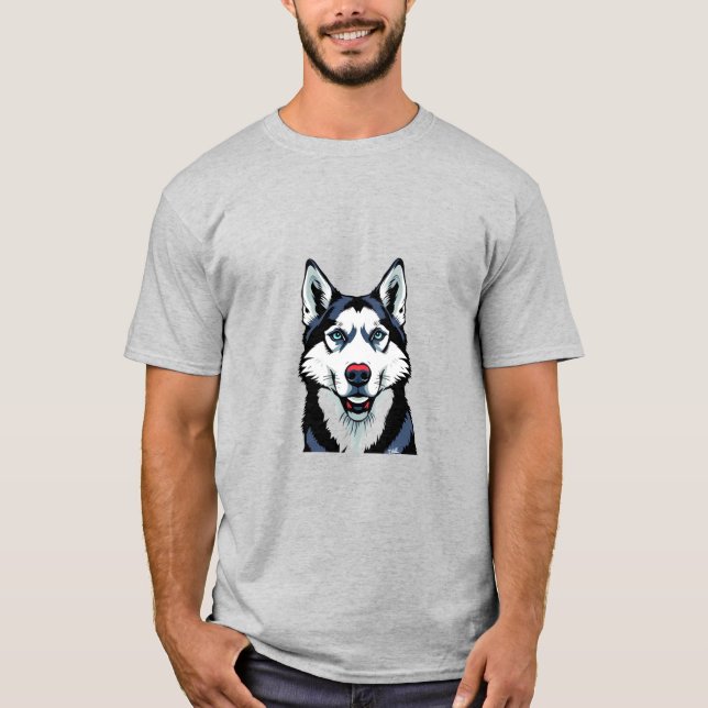 Camiseta Siberian Husky (Frente)
