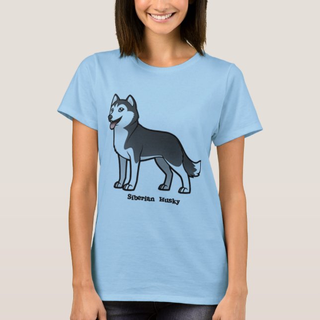 Camiseta Siberian Husky (Frente)