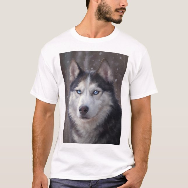 Camiseta Siberian Husky (Frente)