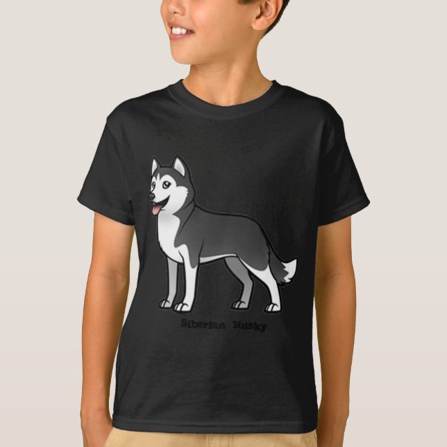 Camiseta Siberian Husky (Frente)