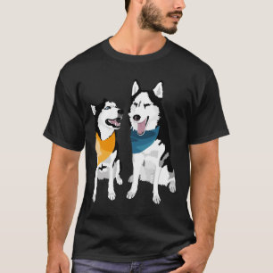 Camiseta Siberian Husky Desna E Drago
