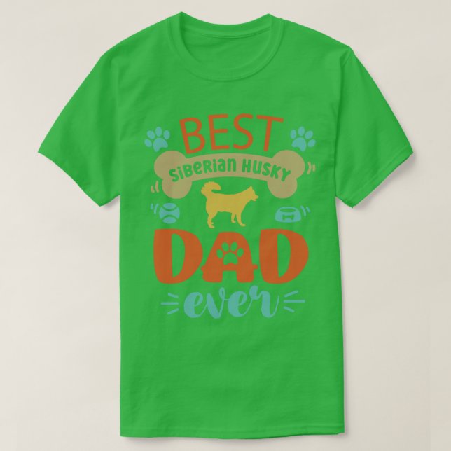 Camiseta Siberian Husky Dog 3 (Frente do Design)