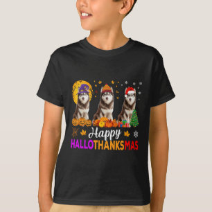 Camiseta Siberian Husky Dog Halloween HalloObrigado