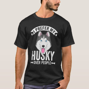 Camiseta Siberian Husky Dog Roupa Para Proprietário Do Rouc