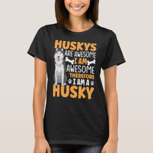 Camiseta Siberian Husky Dog Roupa Para Proprietário Do Rouc