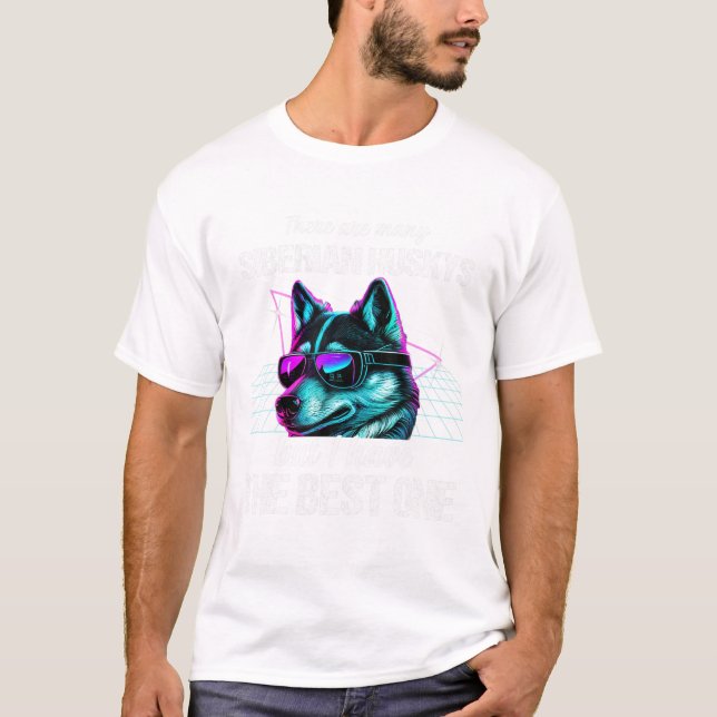 Camiseta Siberian Husky Dog Siberian (Frente)