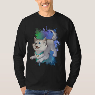 Camiseta Siberian Husky Dog W Job The Master Escape Artist