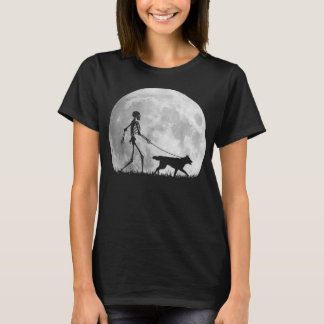 Camiseta Siberian Husky Halloween Skeleton Funny Dog Youth