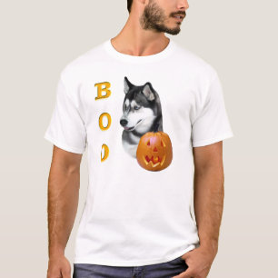 Camiseta Siberian Husky (preto) Boo