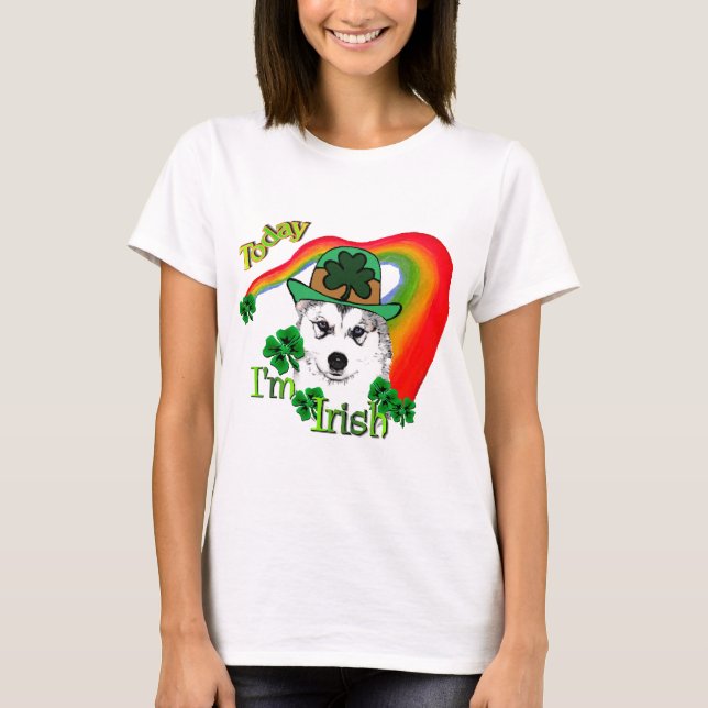Camiseta Siberian Husky Rua Patrick (Frente)