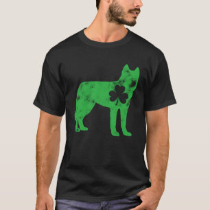 Camiseta Siberian Husky Rua Patrick Day Boys Shamroc