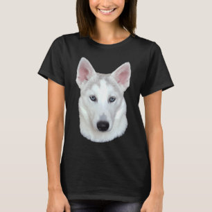 Camiseta Siberian Husky Sky