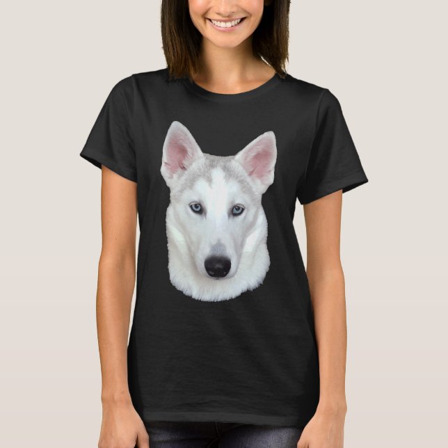 Camiseta Siberian Husky Sky (Frente)