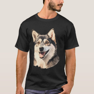 Camiseta Siberian Husky Vintage Style