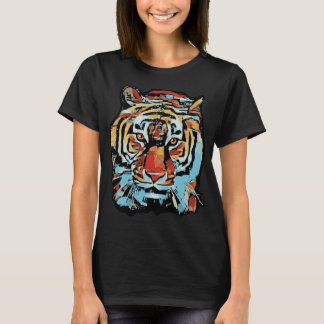Camiseta Siberian tiger pop art style of the chinese zodiac