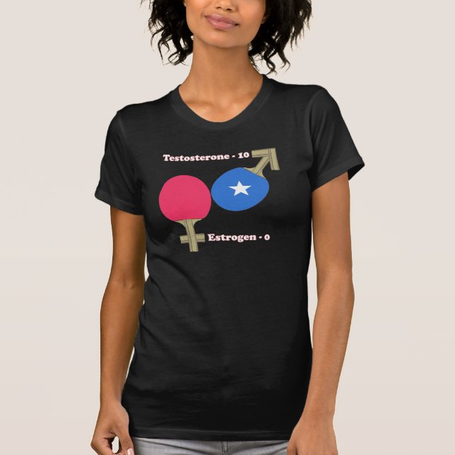 Camiseta Sibilo Pong da testosterona (Frente)