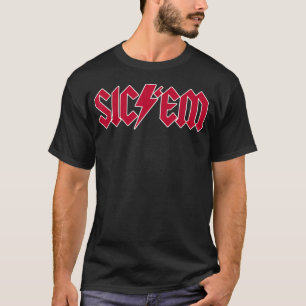 Camiseta Sic'Em Go Dawgs Futebol do Ensino Médio
