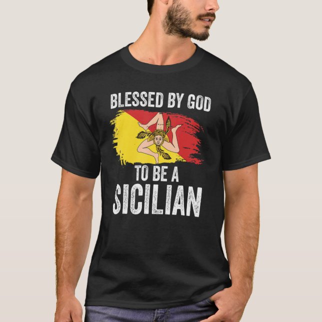Camiseta Sicília Bandeira (Frente)