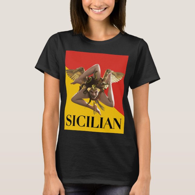 Camiseta Sicília - Camisa-T Siciliana (Frente)