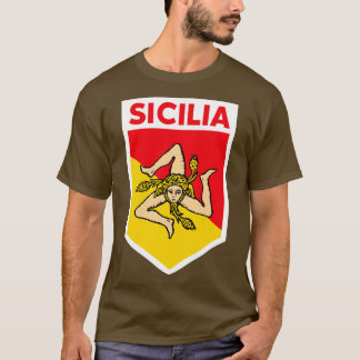 Camiseta Sicília Flag Emblem
