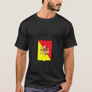 Camiseta Sicilia Flag Sicily Palermo Itália 19