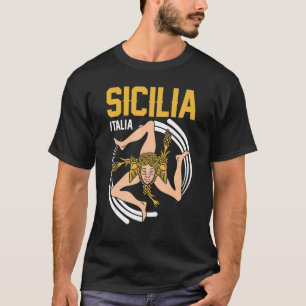 Camiseta Sicilia Flag Sicily Palermo Itália 30