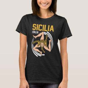 Camiseta Sicilia Flag Sicily Palermo Itália 30