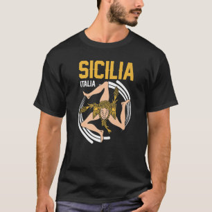 Camiseta Sicilia Flag Sicily Palermo Itália 35