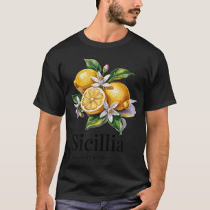 Camiseta Sicília Itália Limões Italianos Frescos