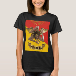 Camiseta Sicília / Medusa Siciliana Trinacria 
