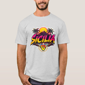 Camiseta Sicilia Mt.Etna Design