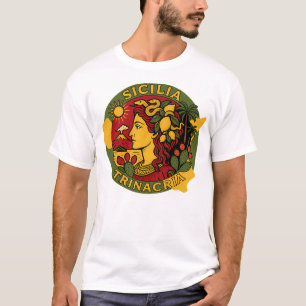 Camiseta Sicília Sicília Design T-Shirt Tri-Blend