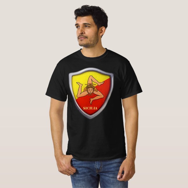 Camiseta Sicilia/Sicília Emblem T-Shirt (Frente Completa)