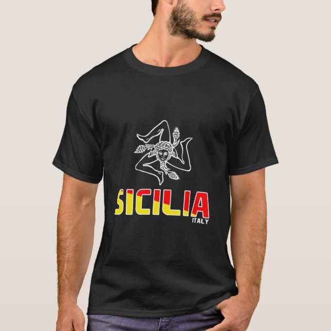 Camiseta Sicília Sicília Itália (Frente)