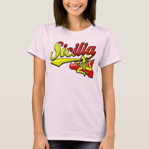 Camiseta Sicilia Sicilia Trinacria