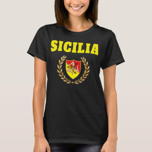 Camiseta Sicilia Sicilia Trinacria Design