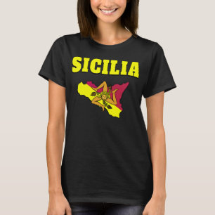 Camiseta Sicilia Sicilia Trinacria Design