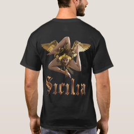 Camiseta Sicília / Siciliana Medusa Chiaroscuro