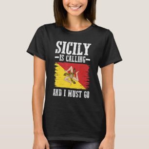 Camiseta Siciliana Flag Sicília