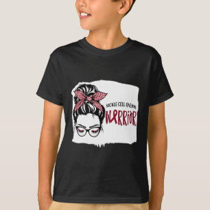 Camiseta Sickle Cell Anemia Anemia Guerreira Suporte Mensag