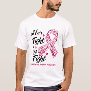 Camiseta Sickle Cell Anemia Her Fight is our Fight