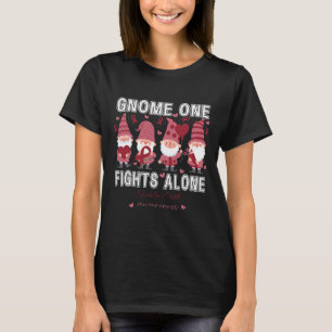 Camiseta Sickle Cell Awarness Gnomo Uma Luta Sozinha