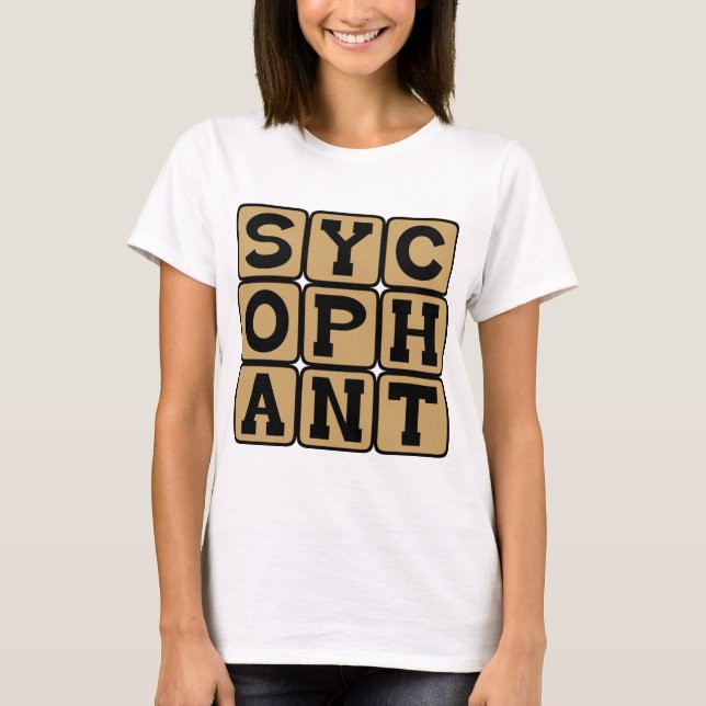 Camiseta Sicofanta, Sim ou Adulador (Frente)