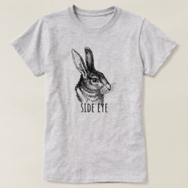 Camiseta Side Eye Funny Bunny