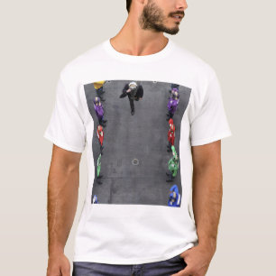 Camiseta Sideboys do arco-íris do marinho dos E.U.