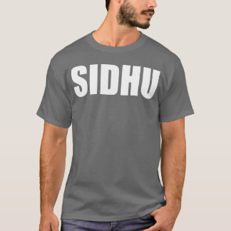 Camiseta SIDHUshirt Surname Sidhu Clothing gift