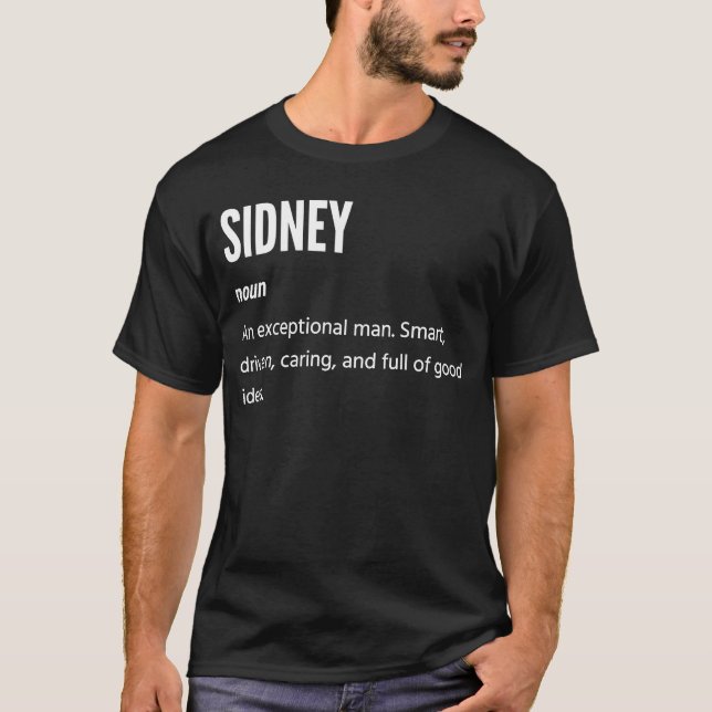Camiseta Sidney é um homem excepcional (Frente)