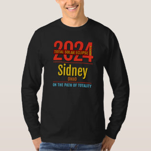 Camiseta Sidney Ohio OH Eclipse Solar Total 2024 4 Prêmio