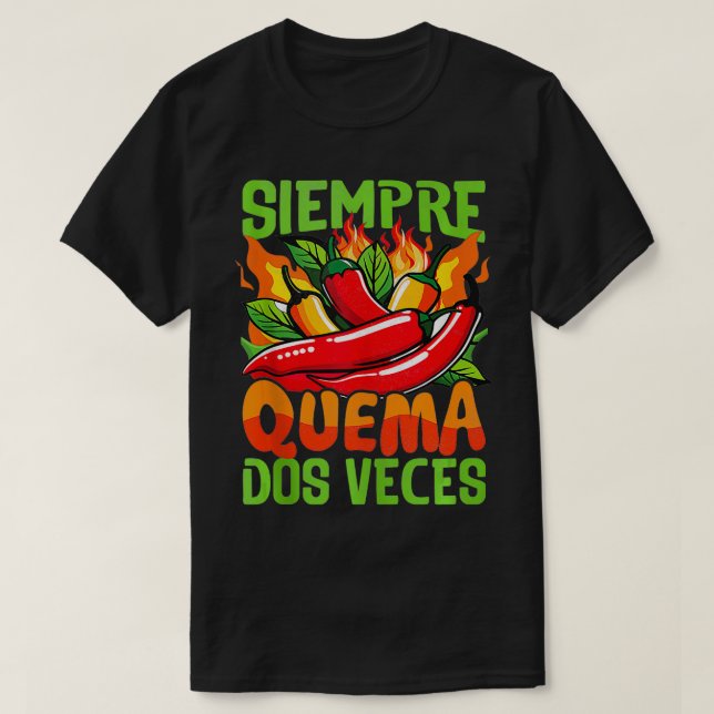 Camiseta Siempre Quema Dos Veds Chili Chef Molho Espicado 2 (Frente do Design)