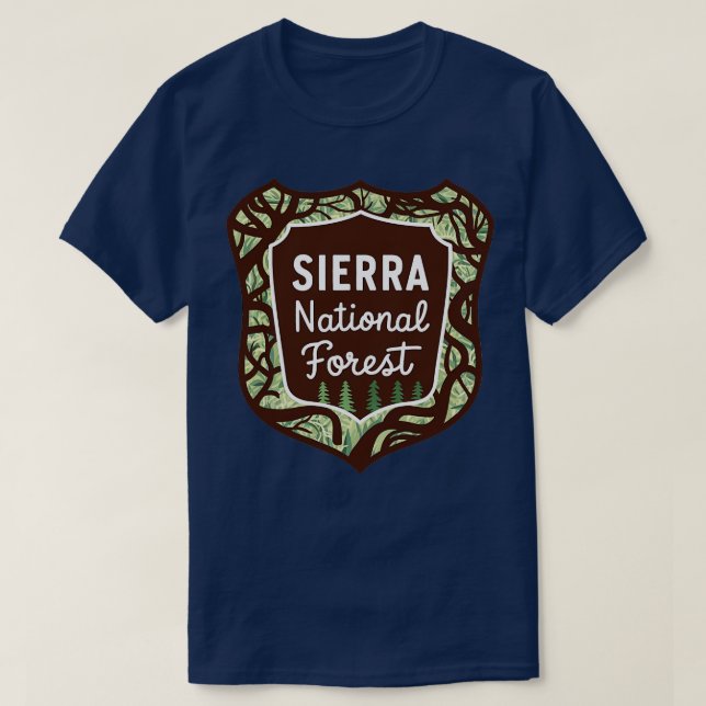 Camiseta Sierra National Forest California (Frente do Design)